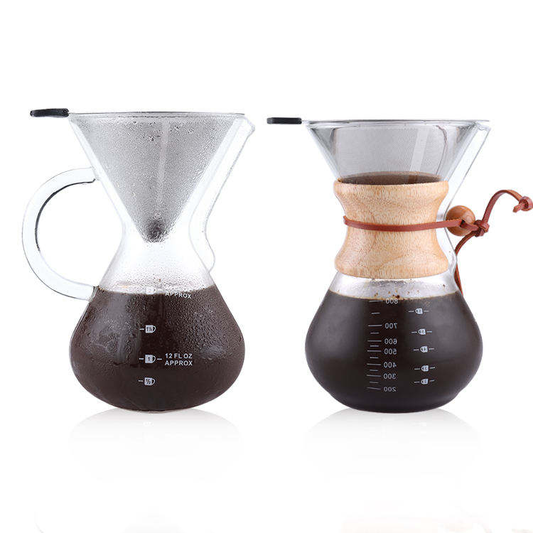 Kaffeekanne aus Glas
