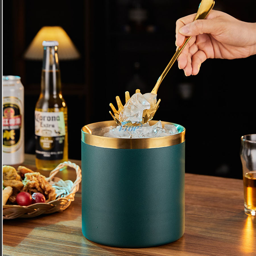 cubo de hielo de la vendimia